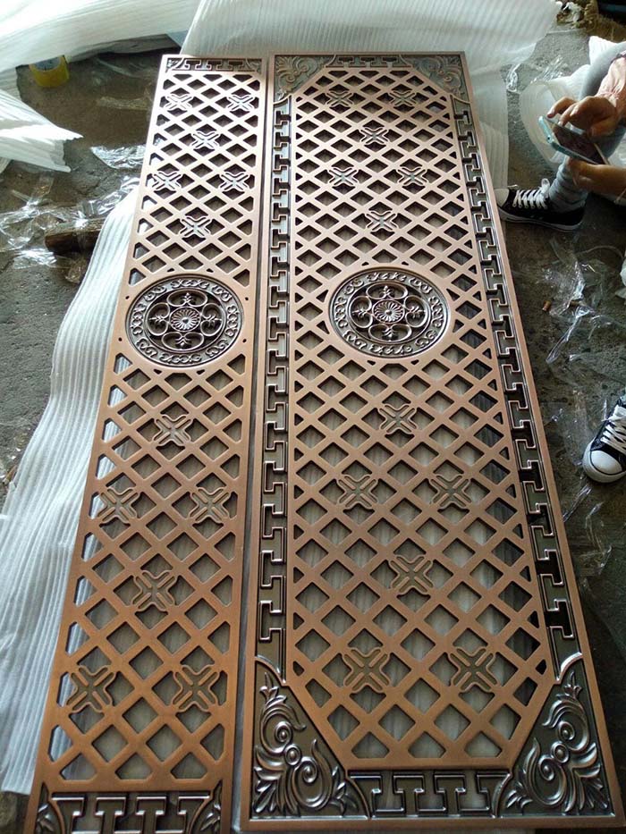 銅門（mén）窗加工（gōng）樣品（pǐn）